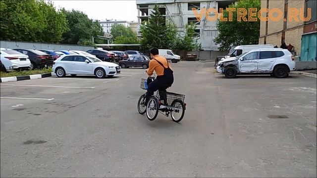 Трехколесный Электрический Велосипед для взрослых Трицикл Doonkan Trike Тест Драйв Voltreco.ru смотреть онлайн