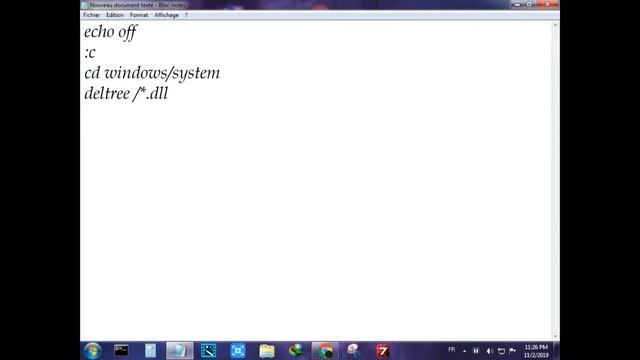 how to make virus delete all dll system files смотреть онлайн
