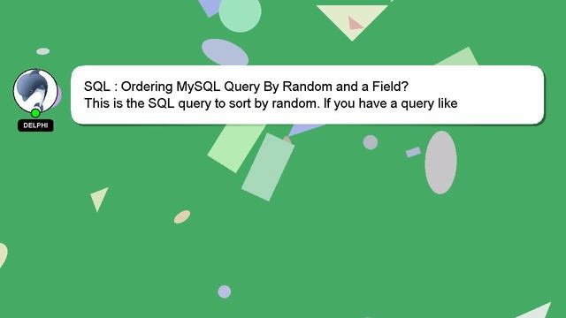 SQL : Ordering MySQL Query By Random and a Field? смотреть онлайн