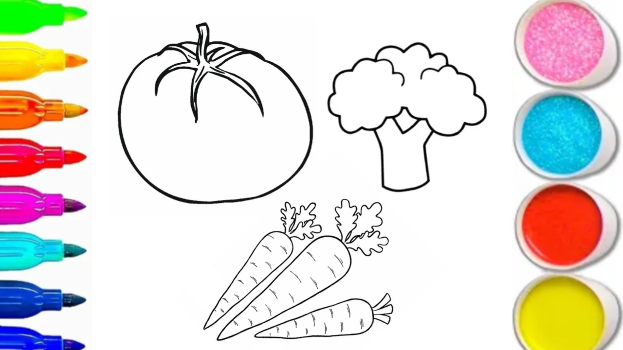 КАК НАРИСОВАТЬ ОВОЩЫ смотреть онлайн