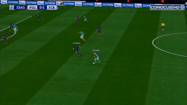 PES 2017 - UEFA CHAMPIONS LEAGUE - PSG vs BARCELONA смотреть онлайн