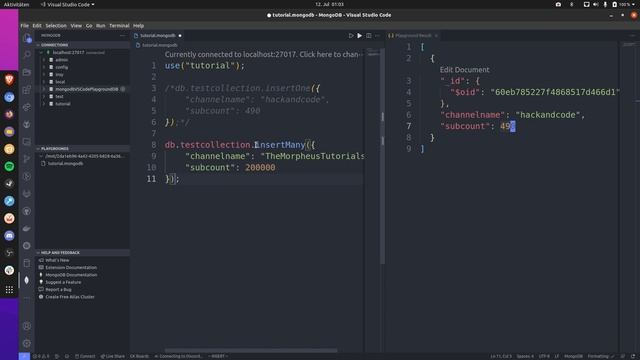 MongoDB Tutorial #02 find und insert [Full-HD] [Deutsch/German] смотреть онлайн