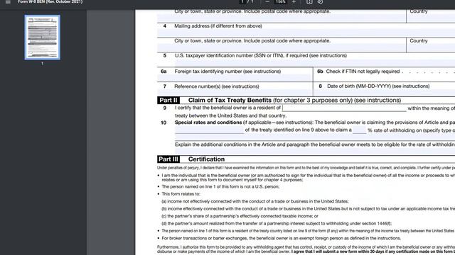 Como Llenar La Forma W-8ben Desarrolladores