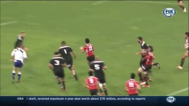 Amanaki Mafi try in first match for Japan смотреть онлайн