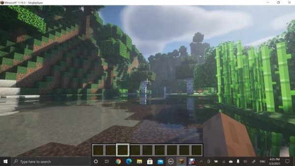 Minecraft Intel Iris Xe Test with BSL shader
