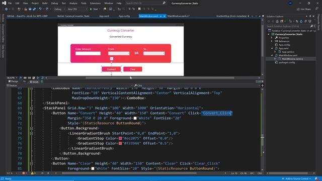 Build a Currency Converter using C# & WPF | User Interface Design Tutorial (UI Design) ? [Part 1] смотреть онлайн