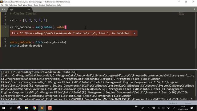 Lambda: funções anônimas - Curso de Python (aula 42 de 45) смотреть онлайн