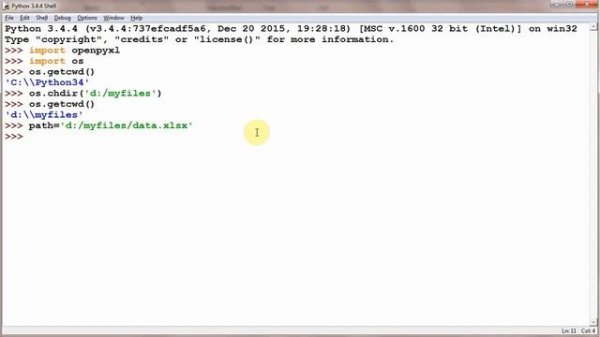 Openpyxl Python - How to use Load Workbook function with examples