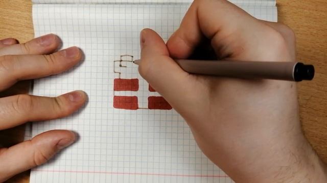 Как нарисовать подарочную коробку по клеточкам смотреть онлайн