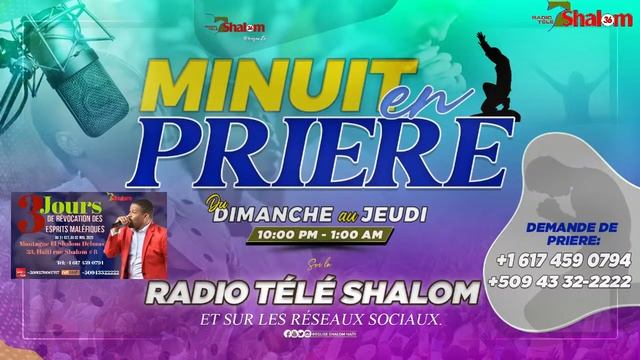 MARDI 31 OCTOBRE 2023 / MINUIT EN PRIÈRE / RADIO TELE SHALOM LIVE смотреть онлайн