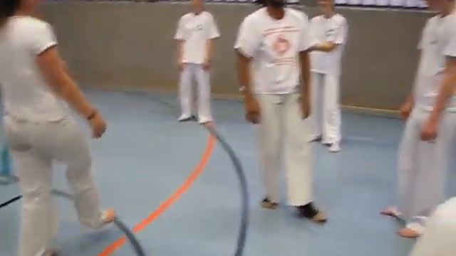 Capoeira Workshop Gruppe (Meia Volta ao Mundo) Prof.Kleber(Goiga), www.mundo-capoeira.de смотреть онлайн