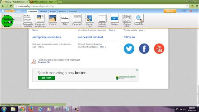 weebly tip: how to add downloadable files to your site .. music ebooks pics etc смотреть онлайн