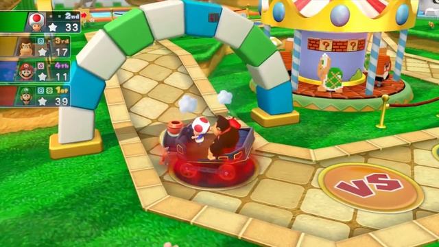 Mario Party 10: Part 01 - Mushroom Park (4 Player) смотреть онлайн