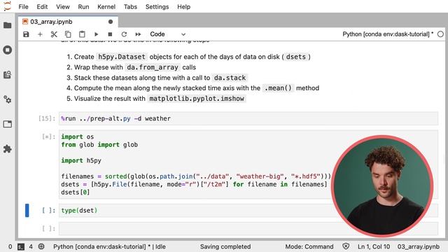 Dask Tutorial | Intro to Dask | Process Array Data with Dask Arrays | Module Three смотреть онлайн