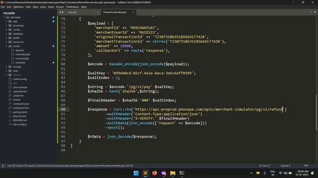 PhonePe Payment Gateway Example Refund | PhonePe Payment Gateway Integration in Laravel | Refund смотреть онлайн
