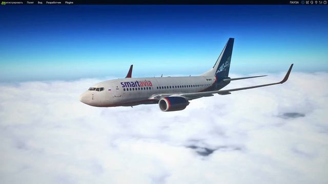 SmartAvia Нарьян-Мар - Архангельск B737 VATSIM