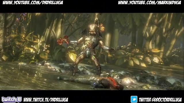 Mortal Kombat X Predator X Ray Fatalities Intro And Outro смотреть онлайн