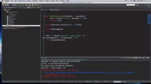 Corso base di Python - 10 Funzioni 2 смотреть онлайн