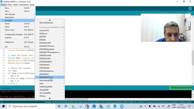 ESP8266 com HTML - Parte 2 - IP fixo. смотреть онлайн