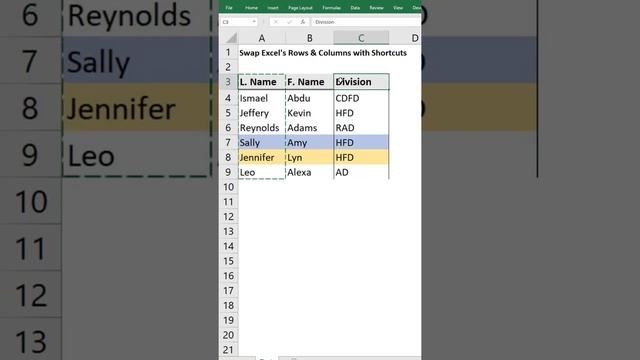 SWAP Excel Rows & Columns 10x FASTER смотреть онлайн