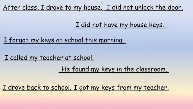 Basic English Class Unit 7 Lesson 2