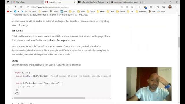 ❓Como implementar animación de partículas con TSPARTICLES en tus proyectos de REACT #react #js ✅? смотреть онлайн