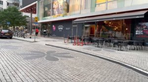 Stockholm Walks: Liljeholmen-Hornstull. Relaxing virtual walk from suburb to city. 4K, natural soun