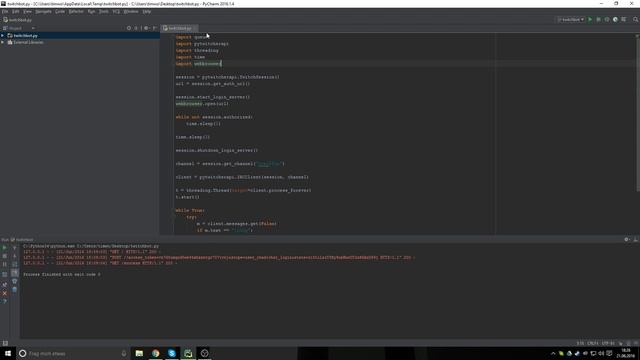 Twitch-Bot in Python erstellen | Tutorial #2 - Erster Command [German/Deutsch|HD] смотреть онлайн
