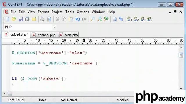 PHP Tutorials Upload an Avatar Profile Image Part 3 YouTube смотреть онлайн