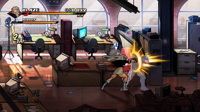 Street of rage 4.Blaze Fielding.Уровень 2-Полицейский участок. смотреть онлайн