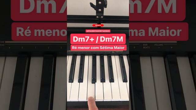 Dm7M = ré, fá, lá, dó# #aula #piano #musica #cifras #acordes смотреть онлайн