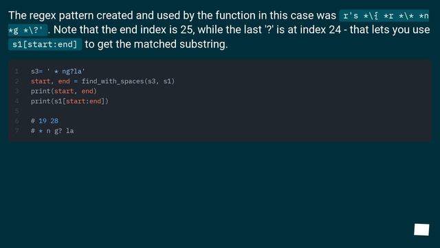 How to find a substring within a string without taking whitespaces into account and knowing the ori смотреть онлайн