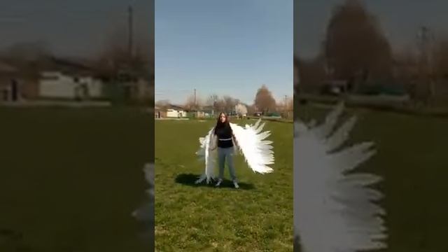 Крылья ангела для танцев и выхода невесты #ЛисьяМастерская автор Нана смотреть онлайн