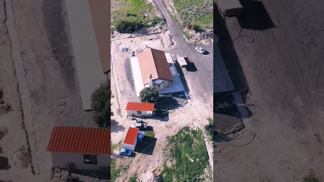 Agios Tychikos New Chapel at Ayia Phyla Limassol by drone смотреть онлайн