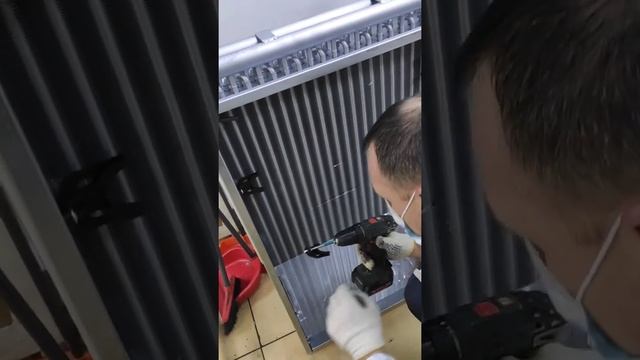 Установка термостата от замерзания калорифера смотреть онлайн