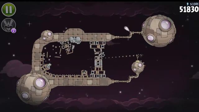 Angry Birds Space HD Brass Hogs All Mirror levels смотреть онлайн