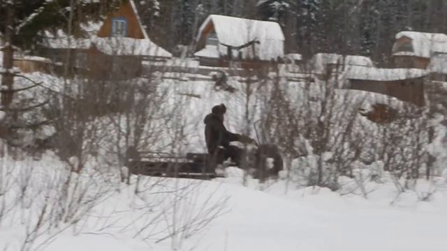 Самодельный снегоход Омутнинск смотреть онлайн