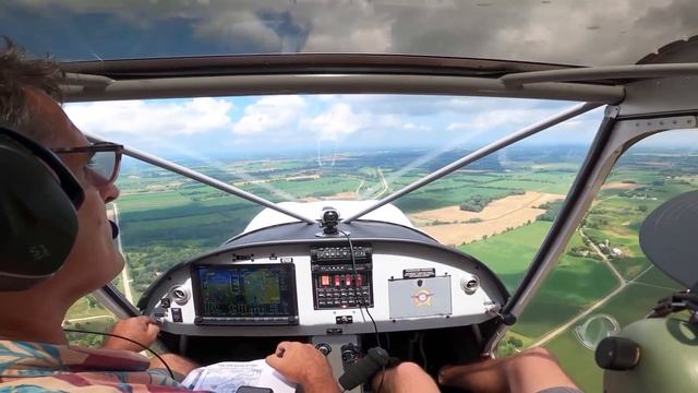 Aircraft Arrival At Oshkosh 2021: Landing On The Green Dot