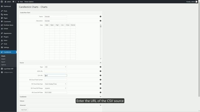 Candlestick Charts - Create a chart from a CSV source смотреть онлайн