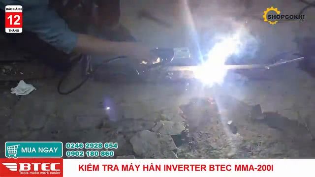 Test Máy Trước Khi Giao | Máy Hàn Inverter BTEC MMA-200I