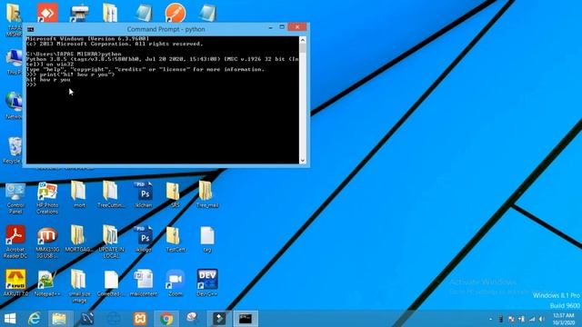how to write first program in python? Hello world in python смотреть онлайн