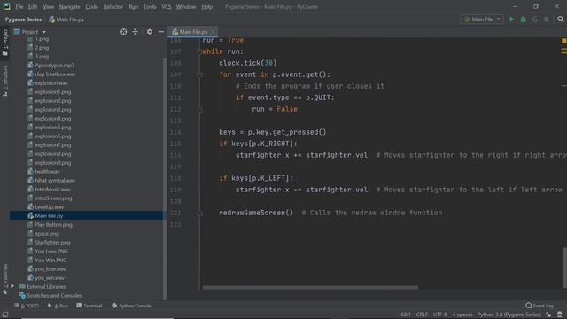 Python Pygame Full Course - Part 4 | Easy, Simple Beginner Pygame Tutorials | Space Invaders смотреть онлайн