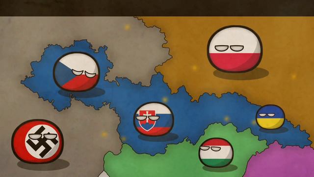 История кратко. Первый Венский арбитраж(1938). Countryballs смотреть онлайн