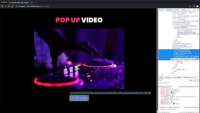 Abrir un video en Pop Up o lightbox en divi al hacer click en un botón смотреть онлайн