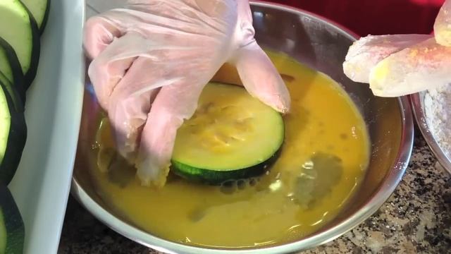 Fried Zucchini Recipe-Party Appetizers Finger Food-Panko смотреть онлайн