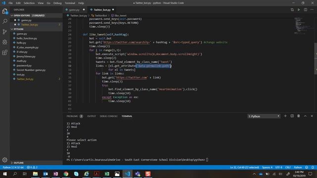 Week 3: Learning to Code Python "The Twitter-Bot" смотреть онлайн
