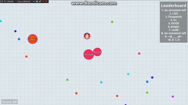 Прохождение игры Agario