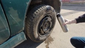 Легко и просто снять прикипевшее колесо