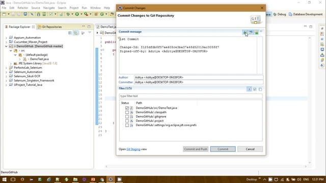 GitHub and Git Integration in eclipse for Java Selenium Project in windows platform. смотреть онлайн