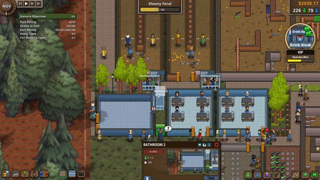 Battle Royale Tycoon S2 ep3 ~ Increasing our park's rating смотреть онлайн